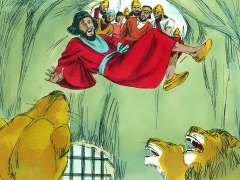 Daniel's accusers fed to lions