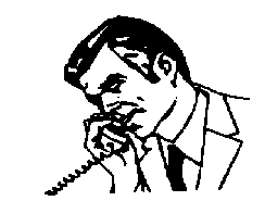 man on phone