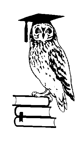 owl and books